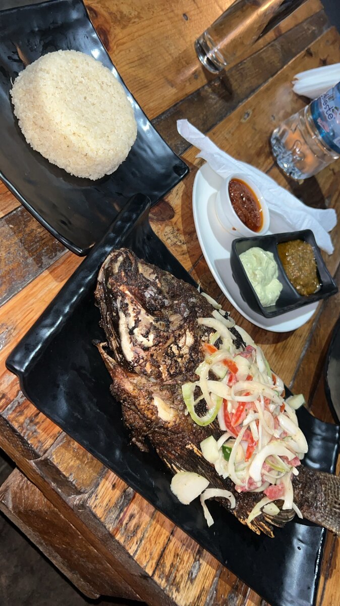 Poisson Grillé avec Sauces