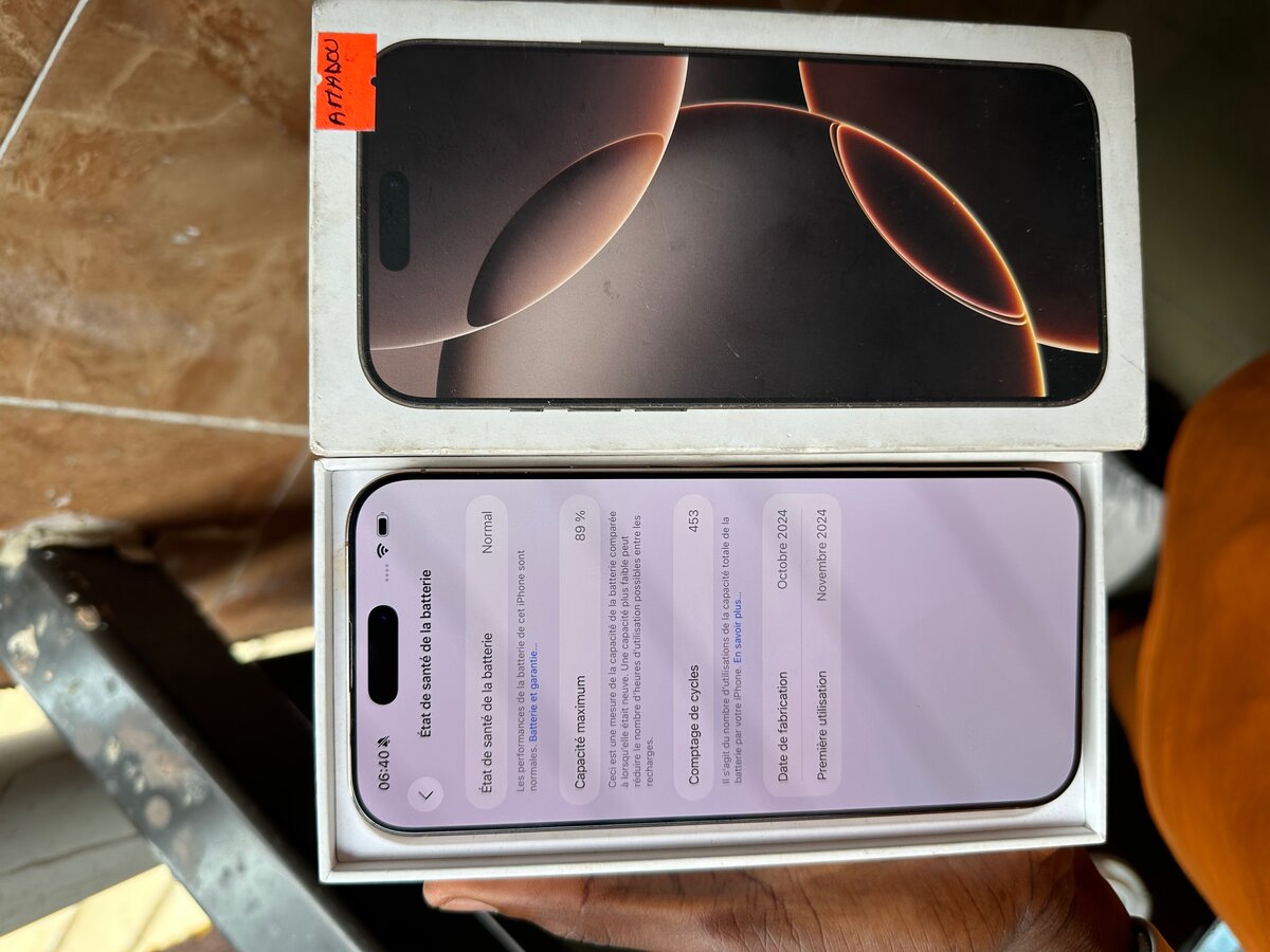 iPhone 16 Pro Max 256Go