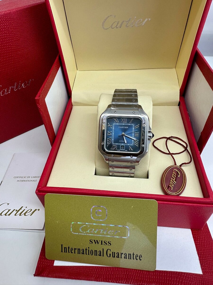 Water-resistant Cartier Santos Watch