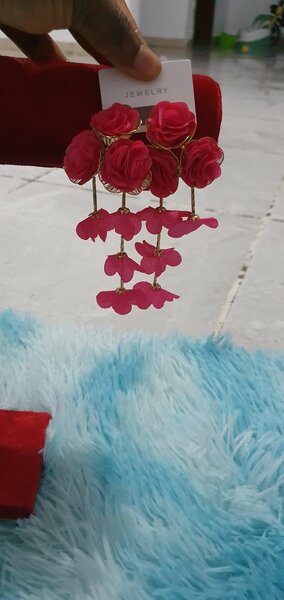 Boucles d'oreilles fleuries