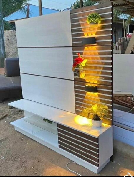 Meuble TV moderne avec éclairage LED