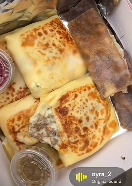 Crêpes fourrées variées