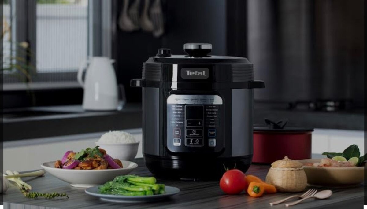 TEFAL home chef smart multi cooker 6L , black