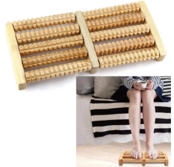 Traditional Wooden Roller Foot Massager