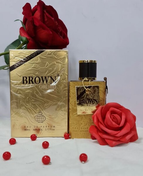Brown orchid perfume
