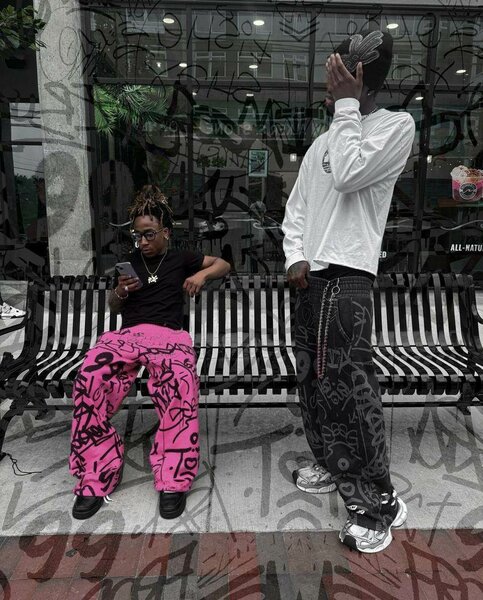 Pantalons graffiti streetwear