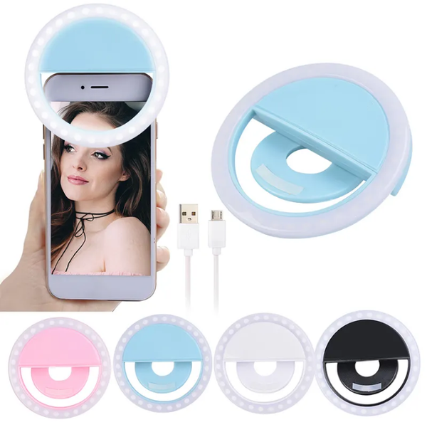 Lumière Selfie Anneau Rechargeable