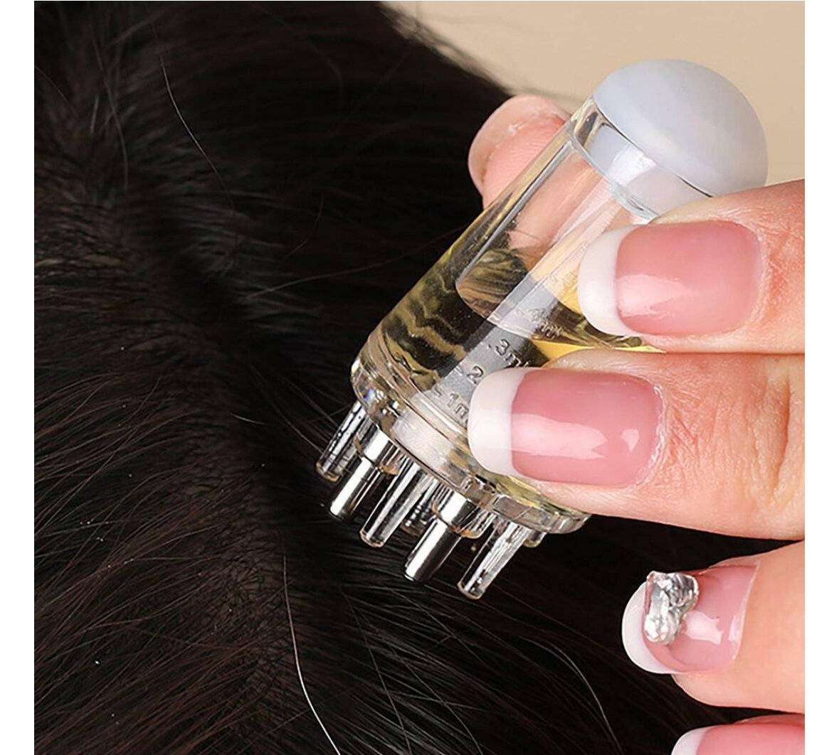 Applicateur d'Huile pour Cuir Chevelu