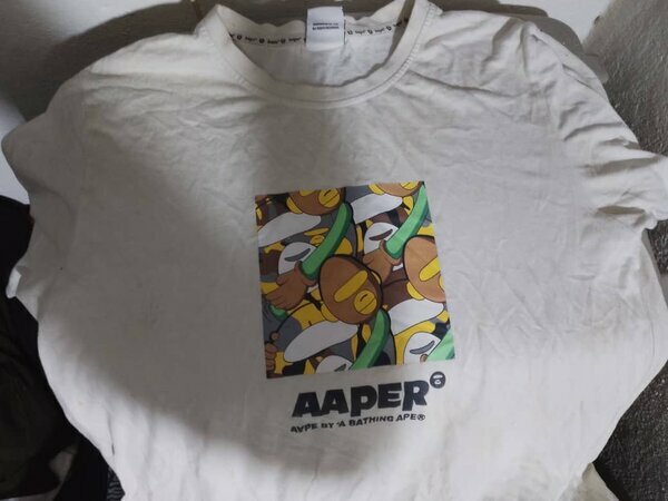 T-shirt blanc homme AAPER occasion