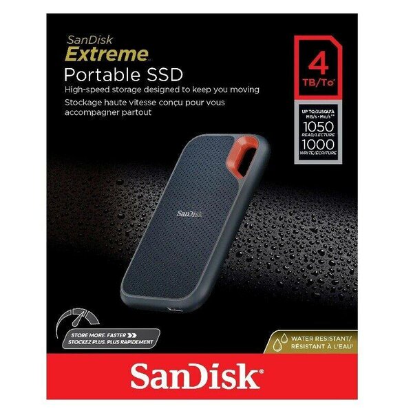 SanDisk Extreme SSD Portable 4TB