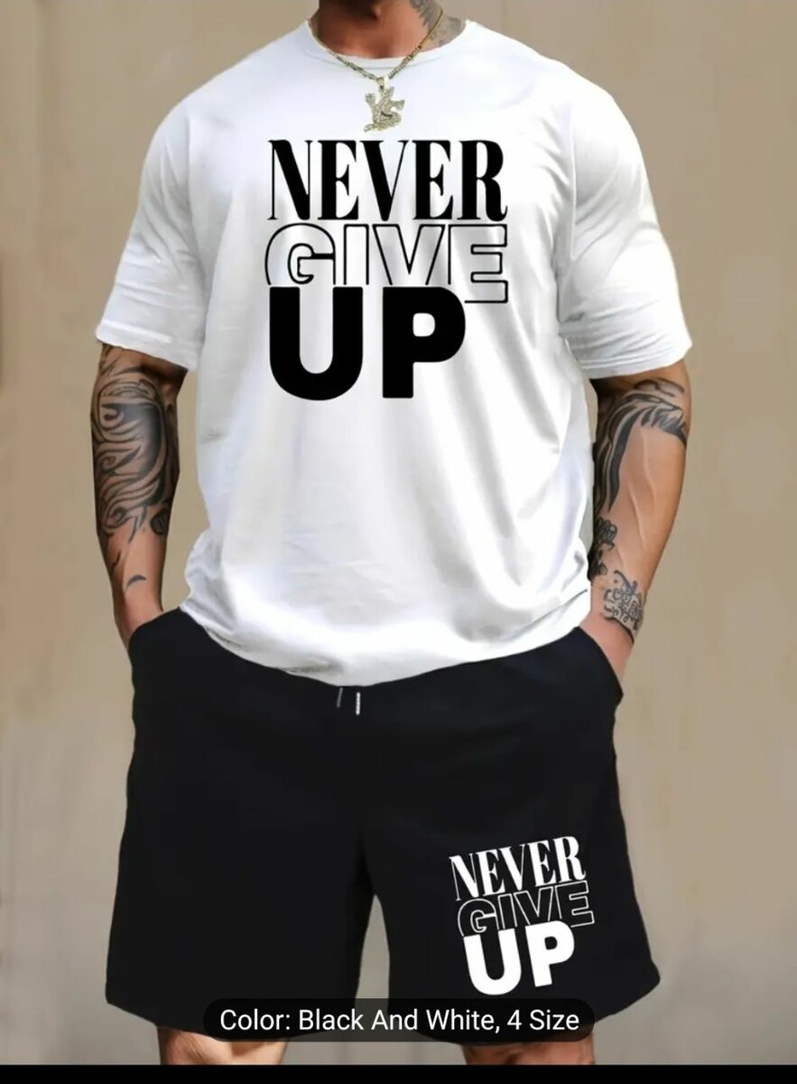 2 Pcs Cozy Men's Summer Pajama Sets