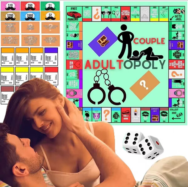 Jeu Couple Adultopoly