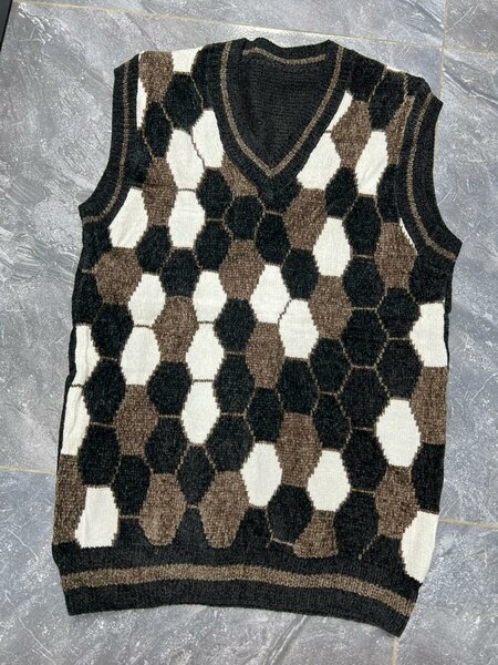 Men's Patterned Knit Vests