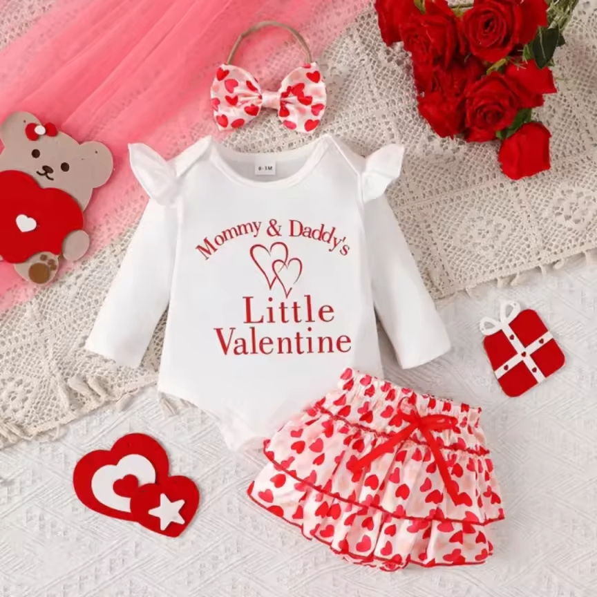 Ensemble bébé Saint Valentin