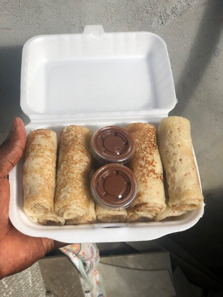 Crêpes nature chocolat