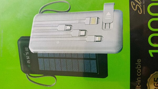 Power bank solaire 10000mAh