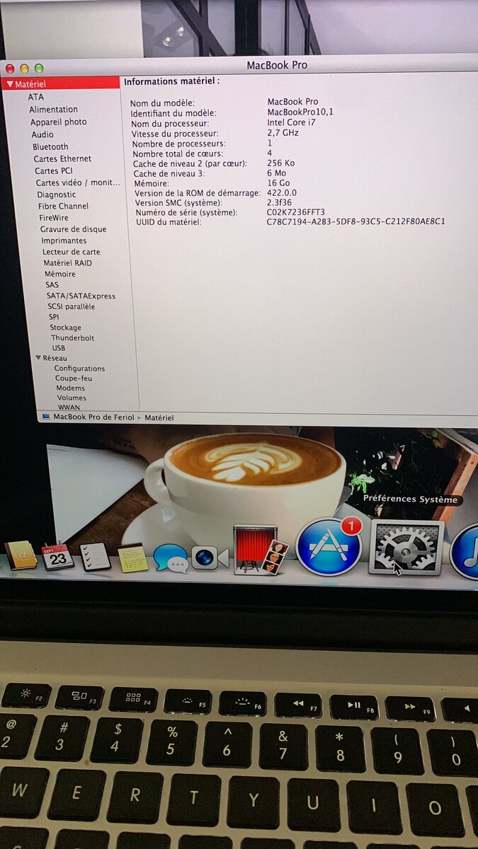 MacBook Pro 15 pouces performant