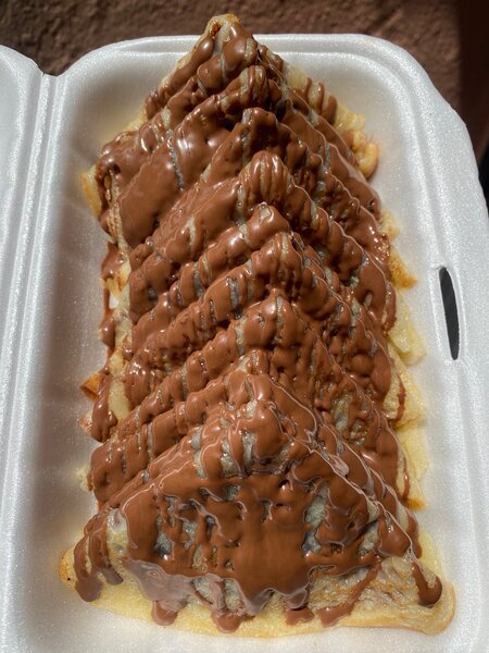 Crêpes au chocolat tentantes