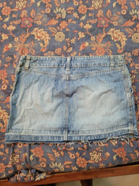 Jupe en jean décontractée