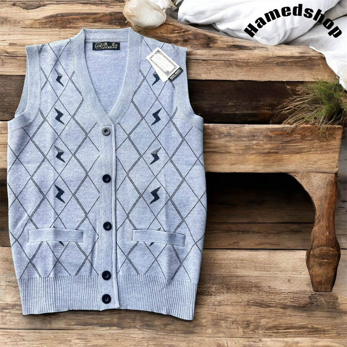 Gilet maille sans manches