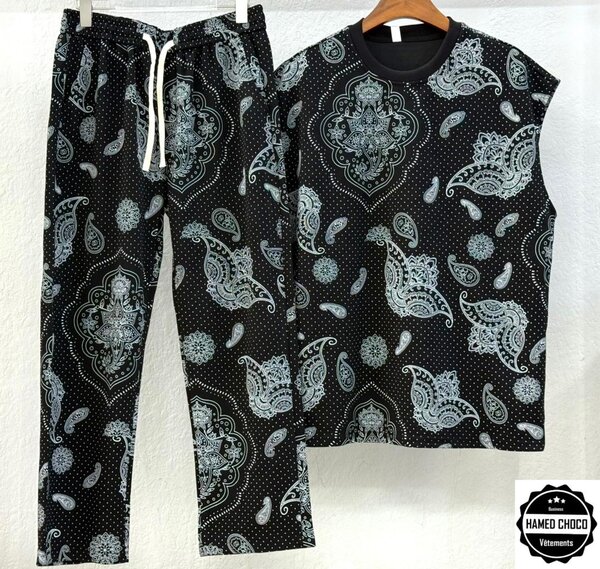 Ensemble Pyjama Imprimé Paisley