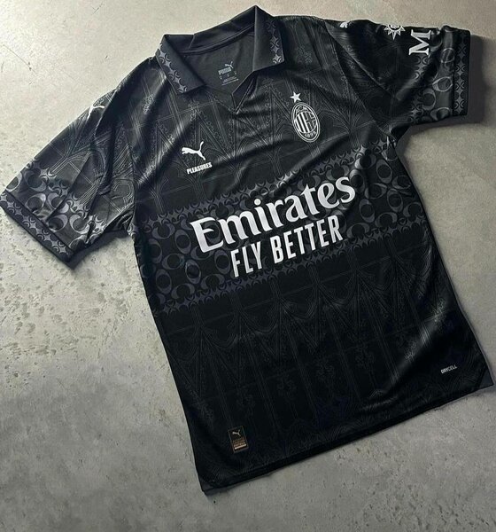 Maillot AC Milan Noir 2023