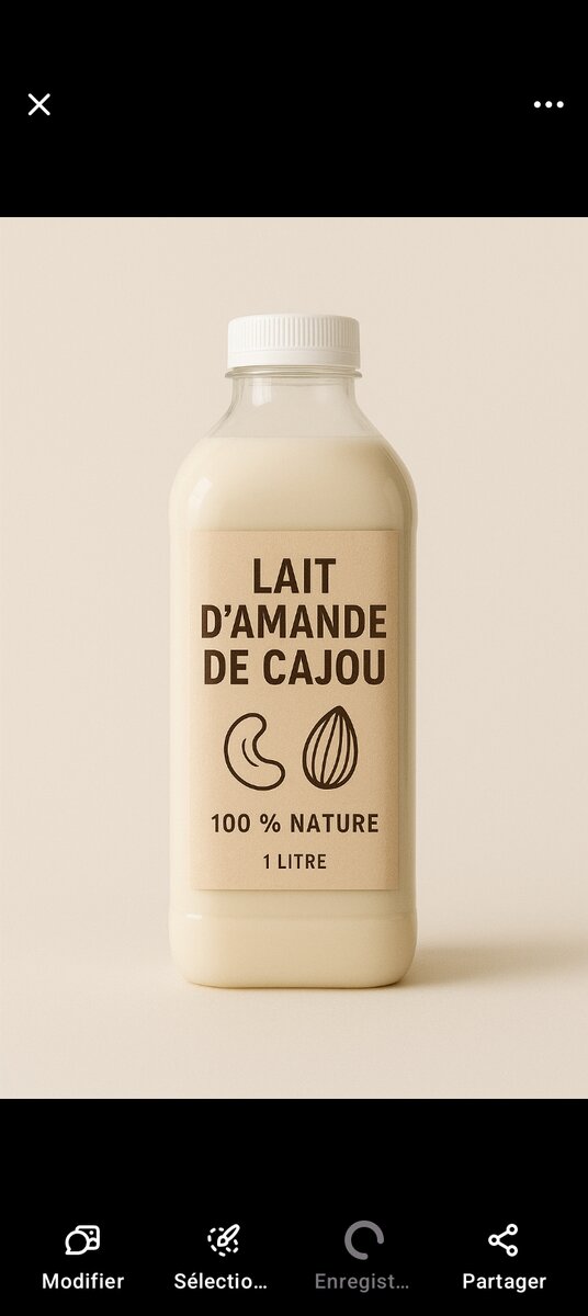 Boisson Amande Cajou 1L Nature