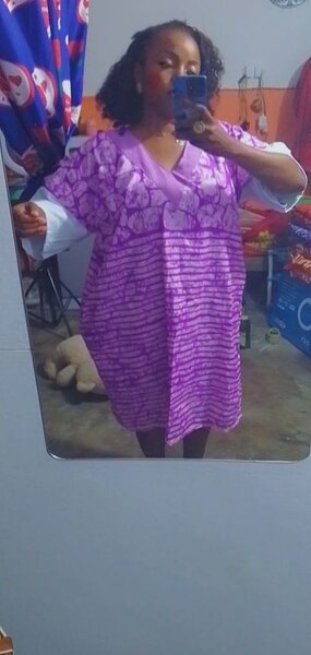 Robe ample imprimée ethnique