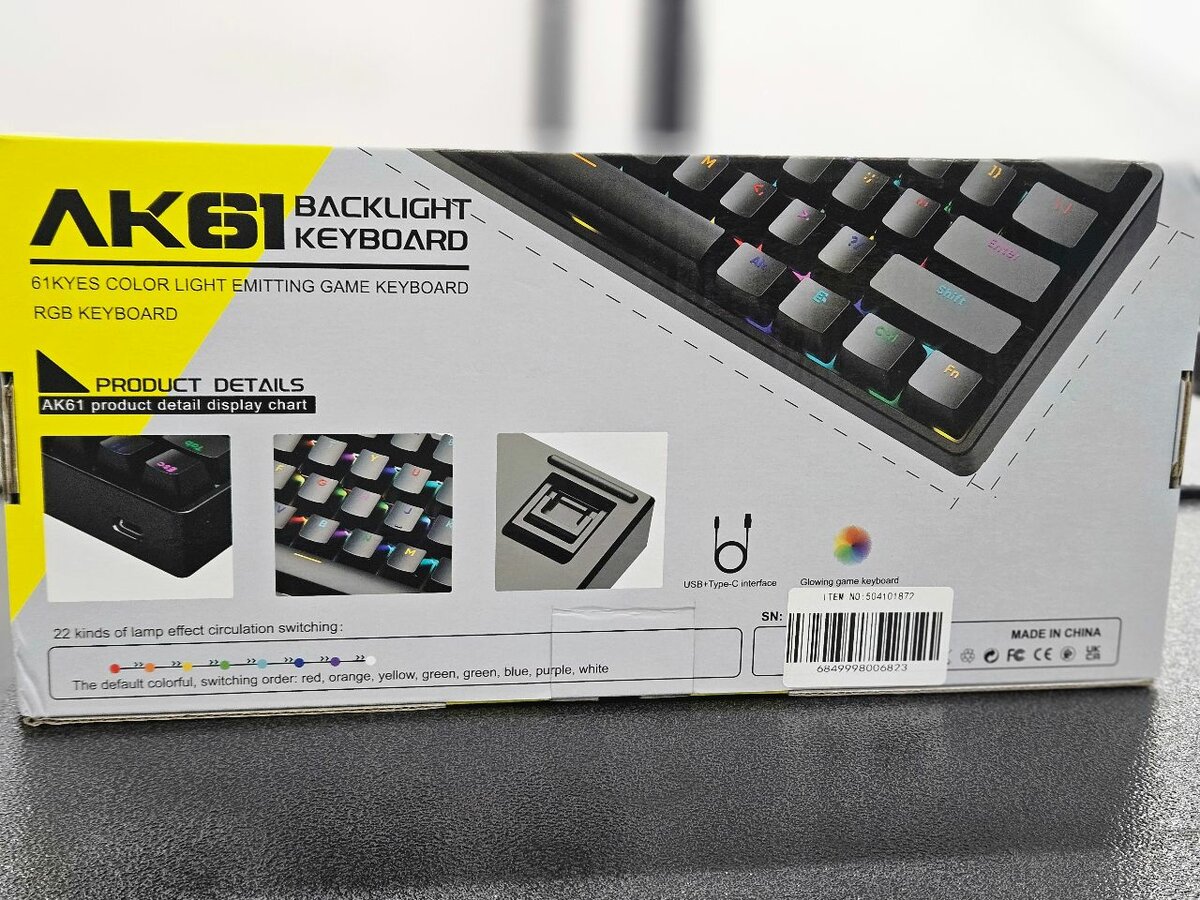 Clavier Mécanique Gaming AK61