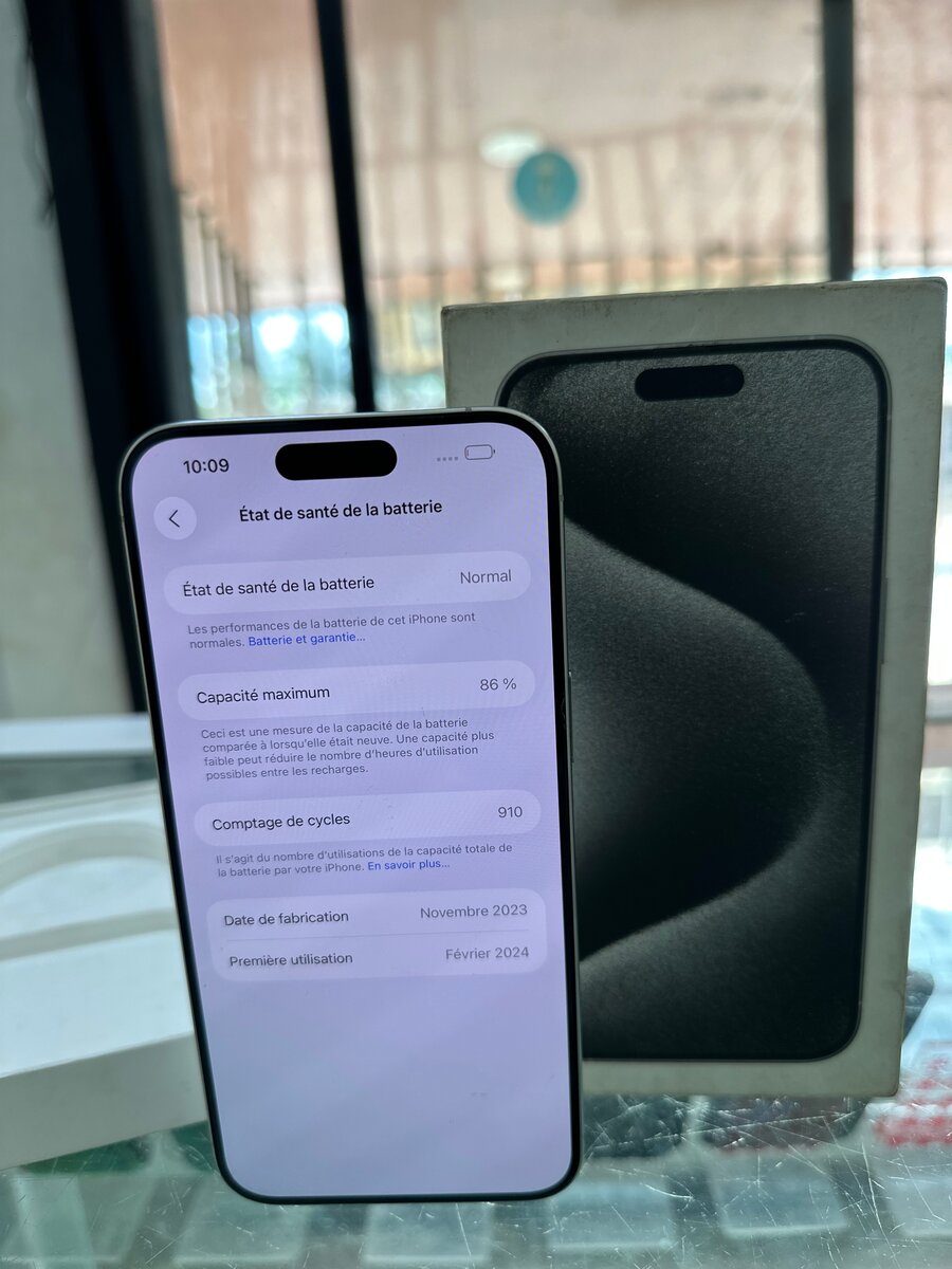 Smartphone Apple dernier modèle