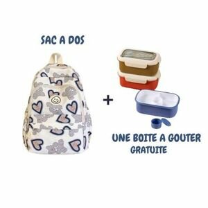 Sac &agrave; Dos +boite &agrave; Gouter CP2 - CE2