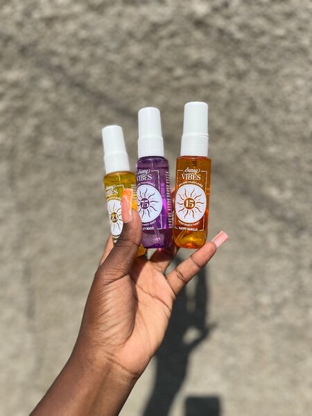 Spray parfumé pour le corps