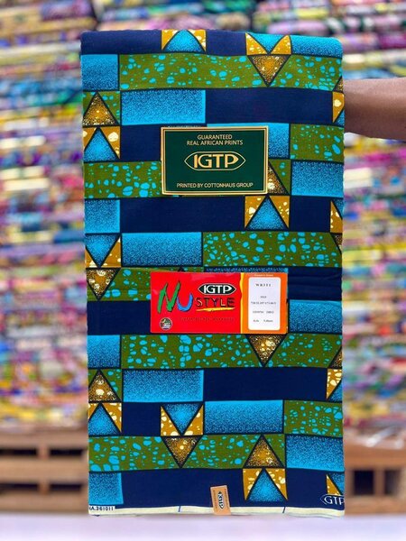 Tissu africain vibrant GTP