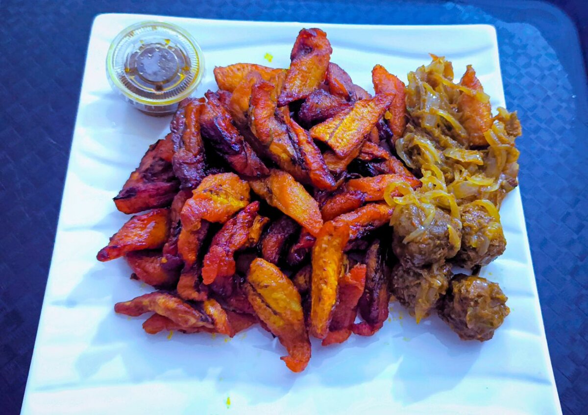 Alloco + boulettes de viande