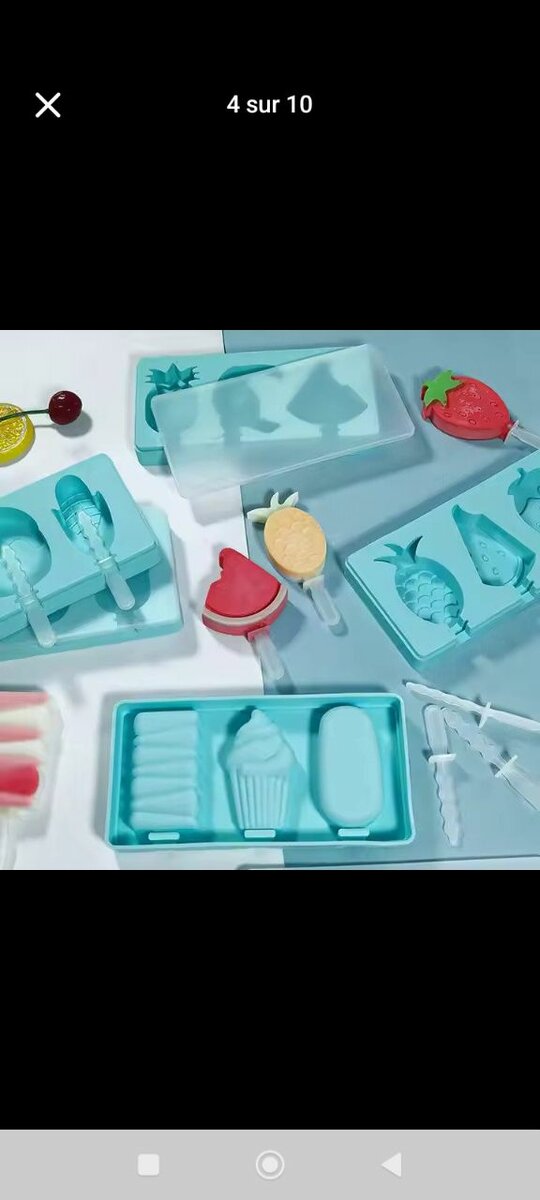 Moule à Glace Silicone 3 trous