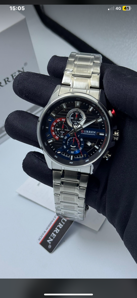 Montre Homme Sport Chromée