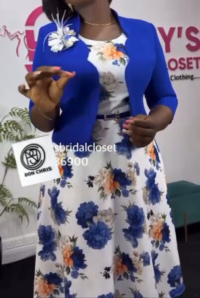 Robe élégante avec veste