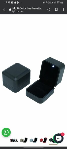 Wooden ring box