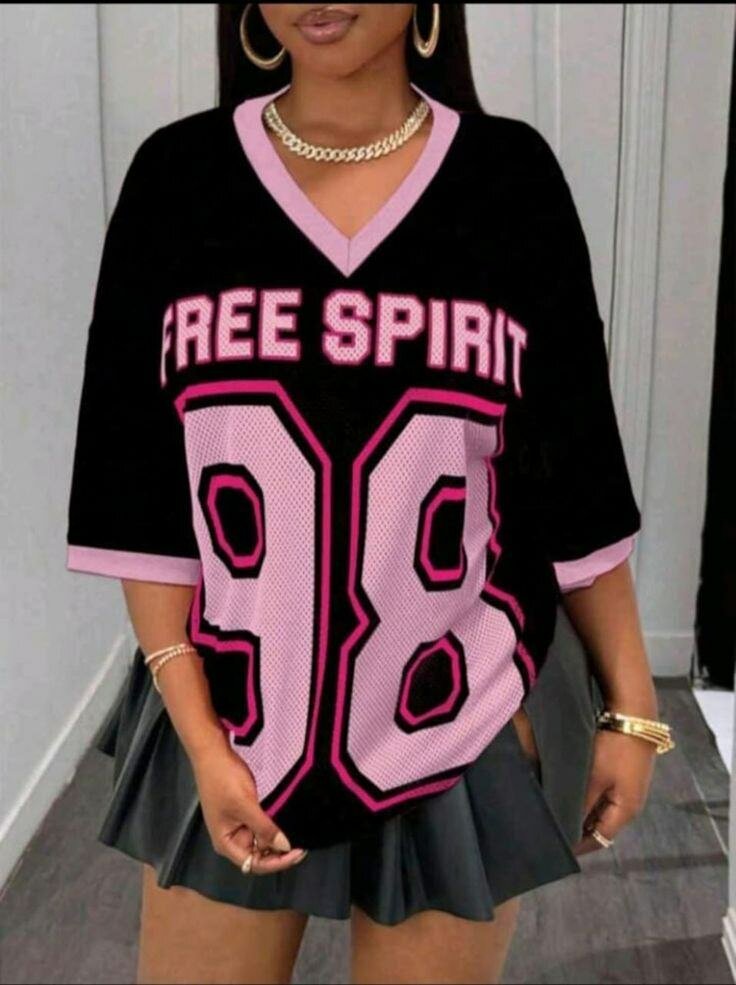 T-shirt oversize "Free Spirit"