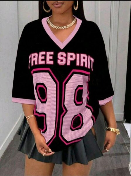 T-shirt oversize "Free Spirit"