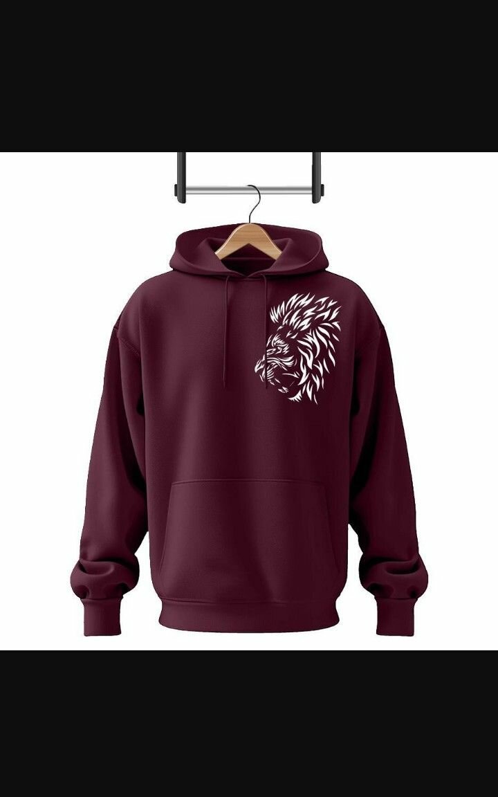 Men's printed hoodie track suit