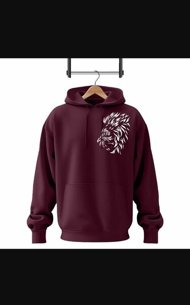 Men's printed hoodie track suit