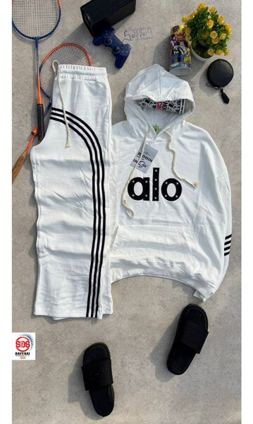 Ensemble de sport blanc décontracté