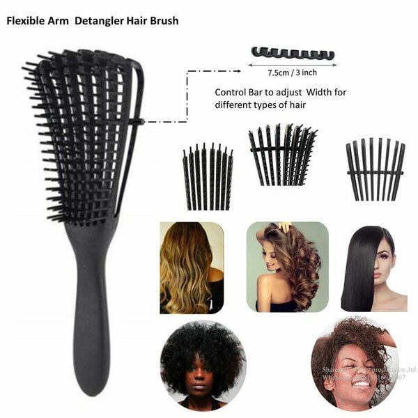 Brosse démêlante réglable