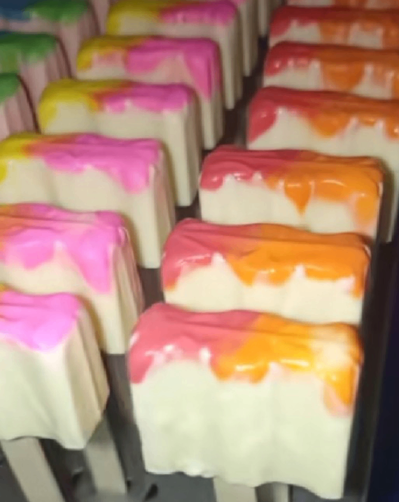 100 Mini Glaces Colorées