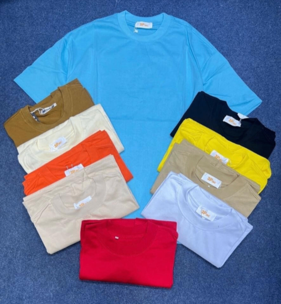 T-shirts en coton multicolores