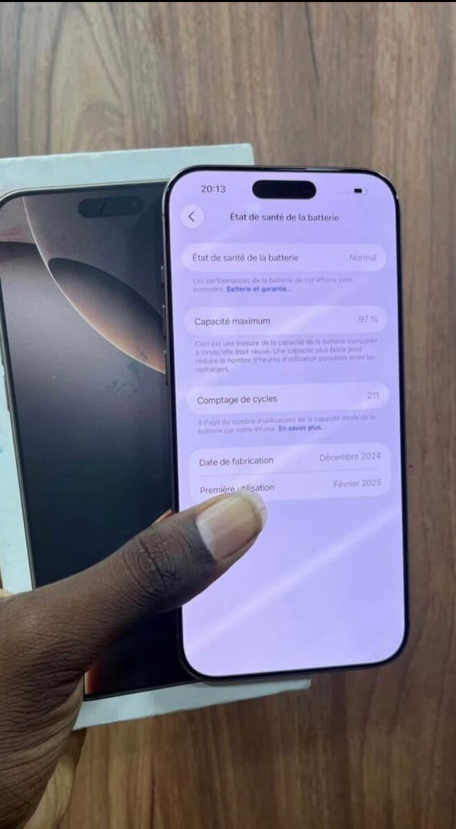 iPhone 16 Pro Max 256GB Blanc