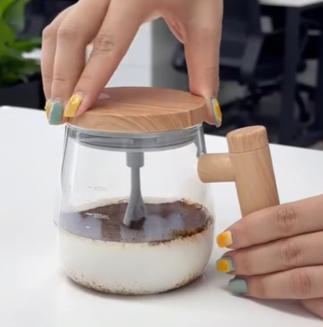 Self stirring mug available as seen