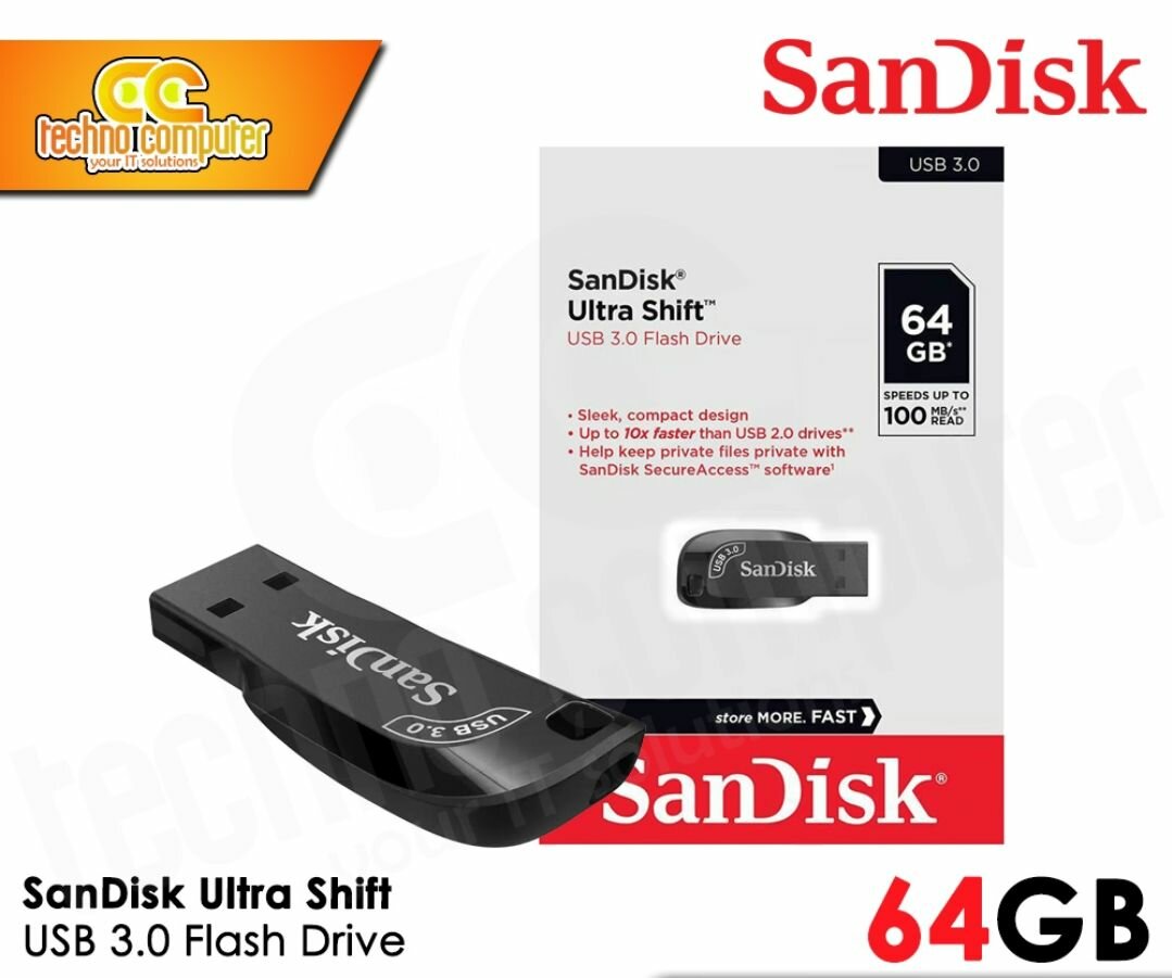 SanDisk Ultra Shift 64GB USB 3.0