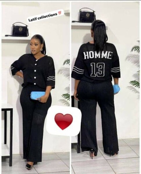 Tenue chic noire femme